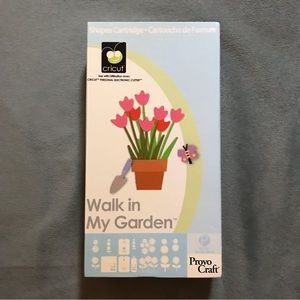 Cricut Walk in my Garden shapes and phrases